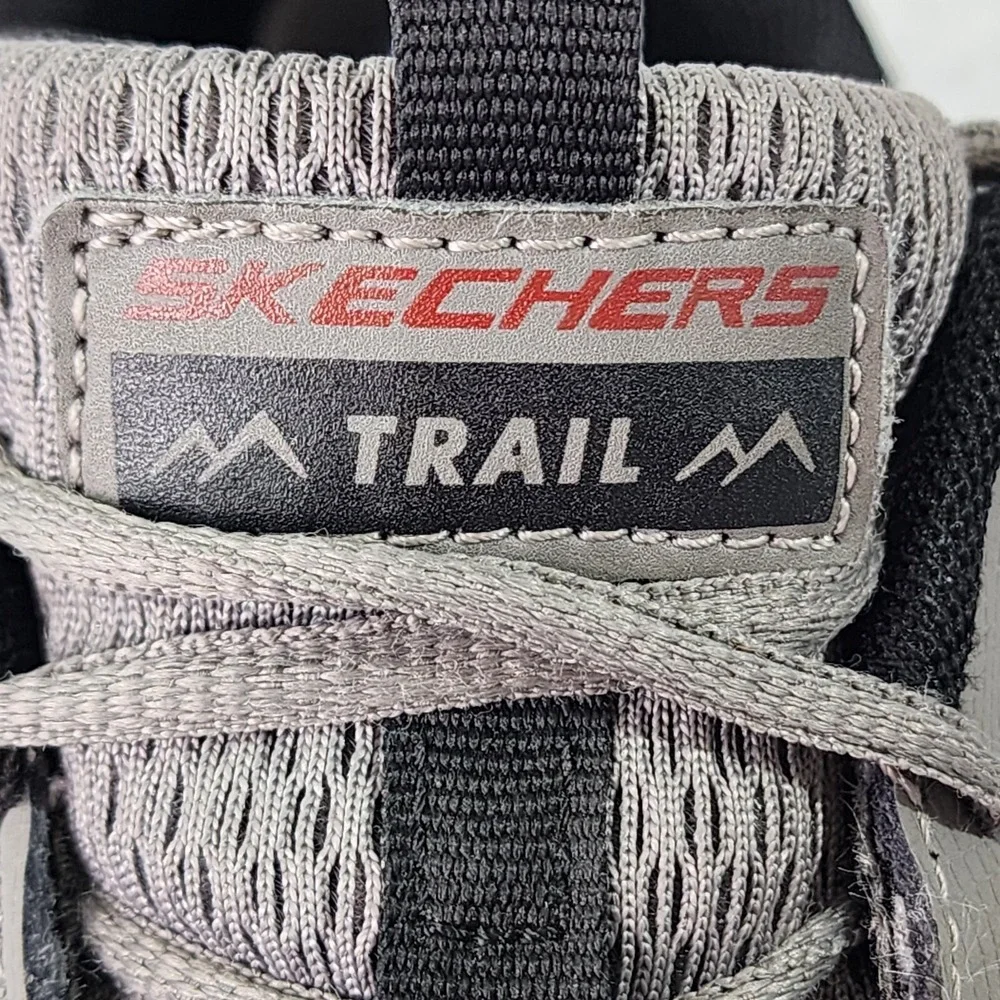 Skechers Trail Sneakers Mens Size 11 Hillcrest Gray Lace Up Casual Shoes 237265W